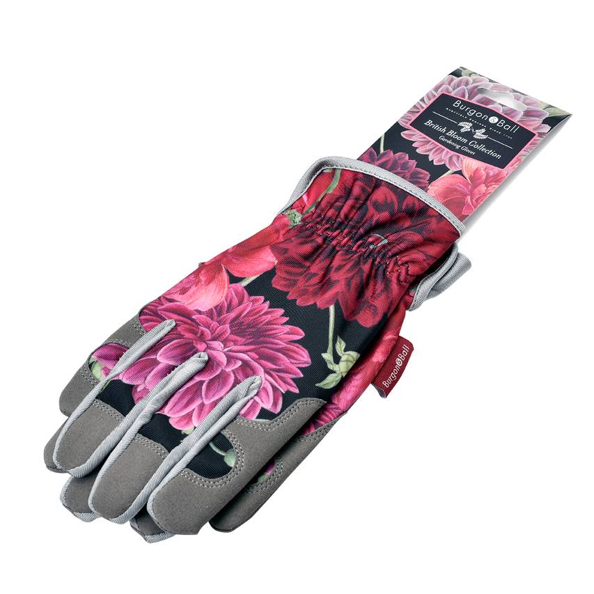 British Bloom gardening gloves with label