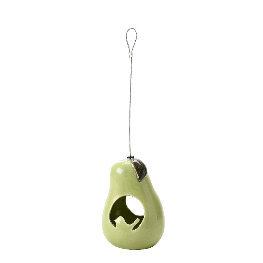 Sophie Conran ceramic bird feeder - pear